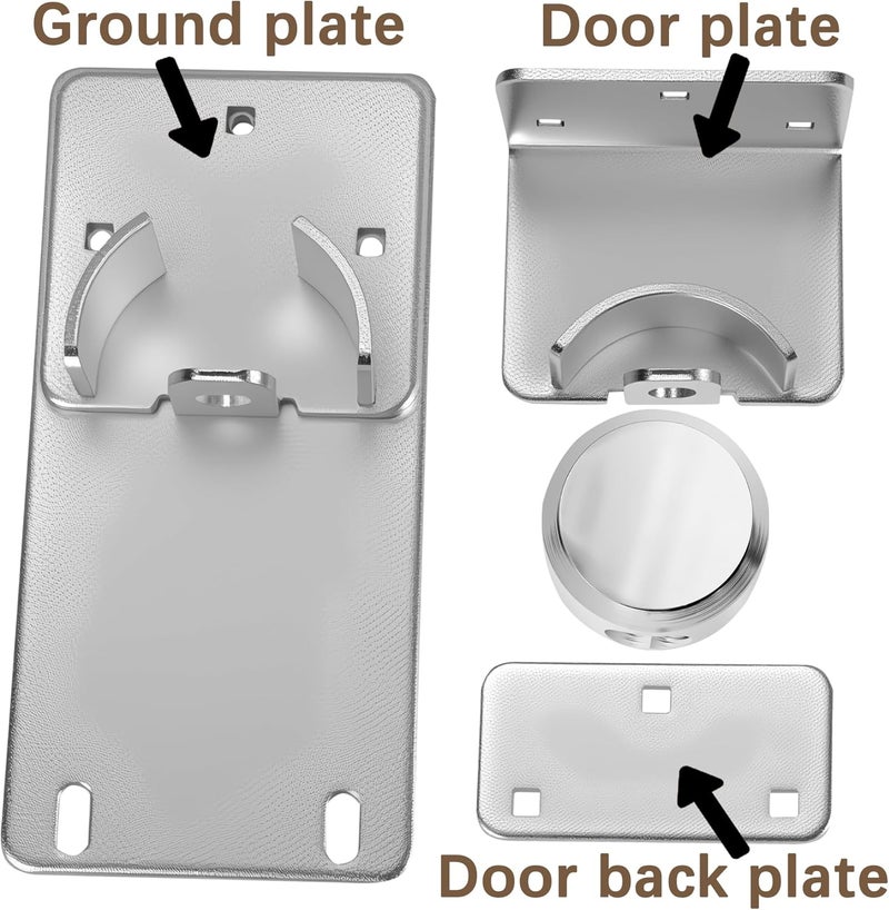 Mindoub Heavy-Duty Solid Steel Roll-Up Door Lock，High-Security Hidden Shackle Padlock and hasp Set, Comes with 2 Keys, specifically Designed for Garage Doors to Prevent Unauthorized External Access - Image 5